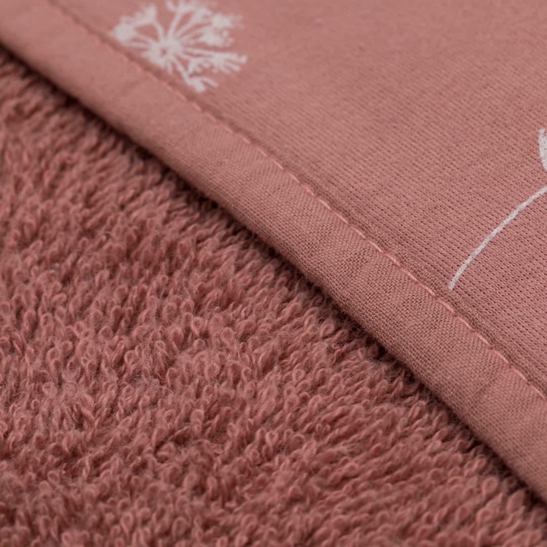 fillikid Kapuzenhandtuch mit Waschhandschuh | Rosa