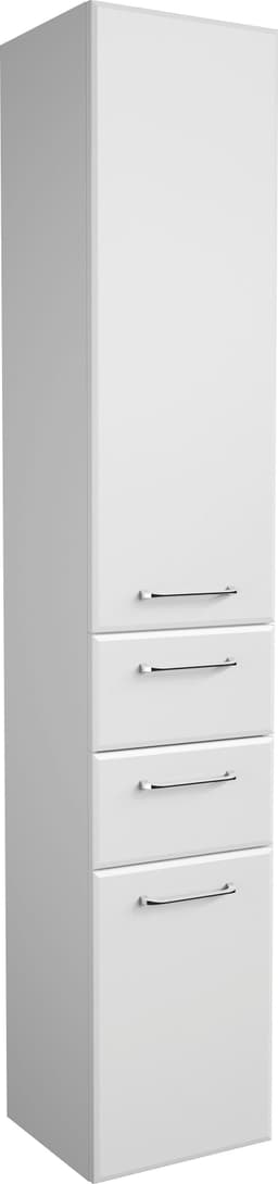 Saphir Hochschrank Quickset | Weiß