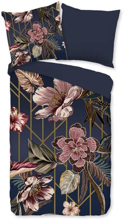 PURE luxury collection Wendebettwäsche Jos | Blau