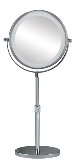 Kleine Wolke LED-Lichtspiegel Level Mirror | Silber