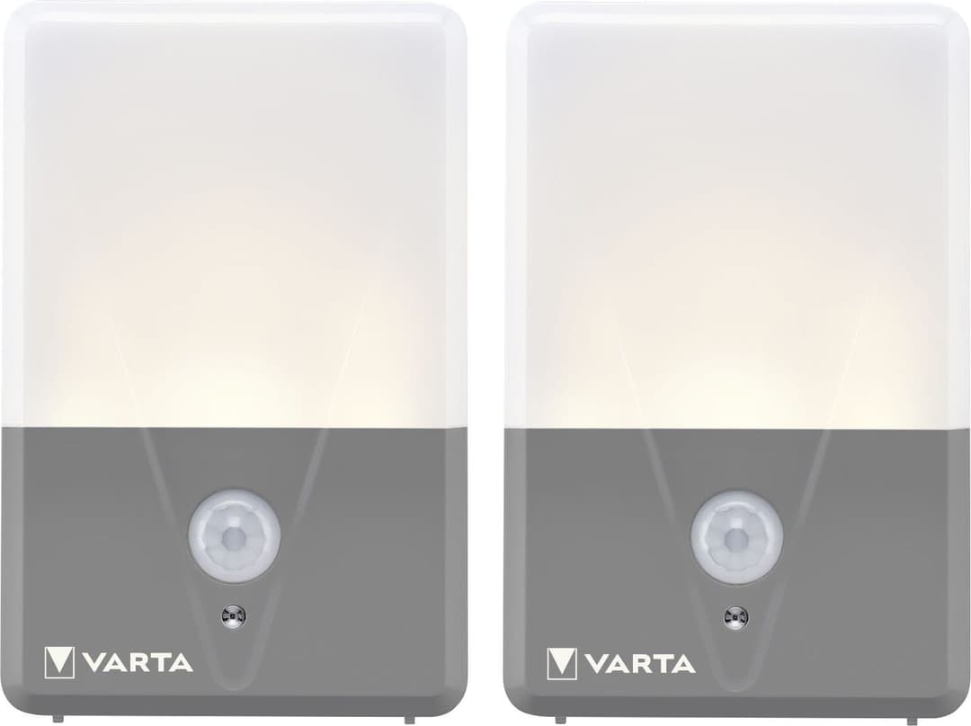 VARTA Motion Sensor Night Light 2er-Pack | Grau