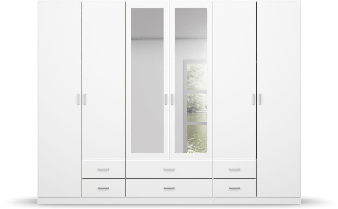 rauch Kleiderschrank GAMMA | Weiß