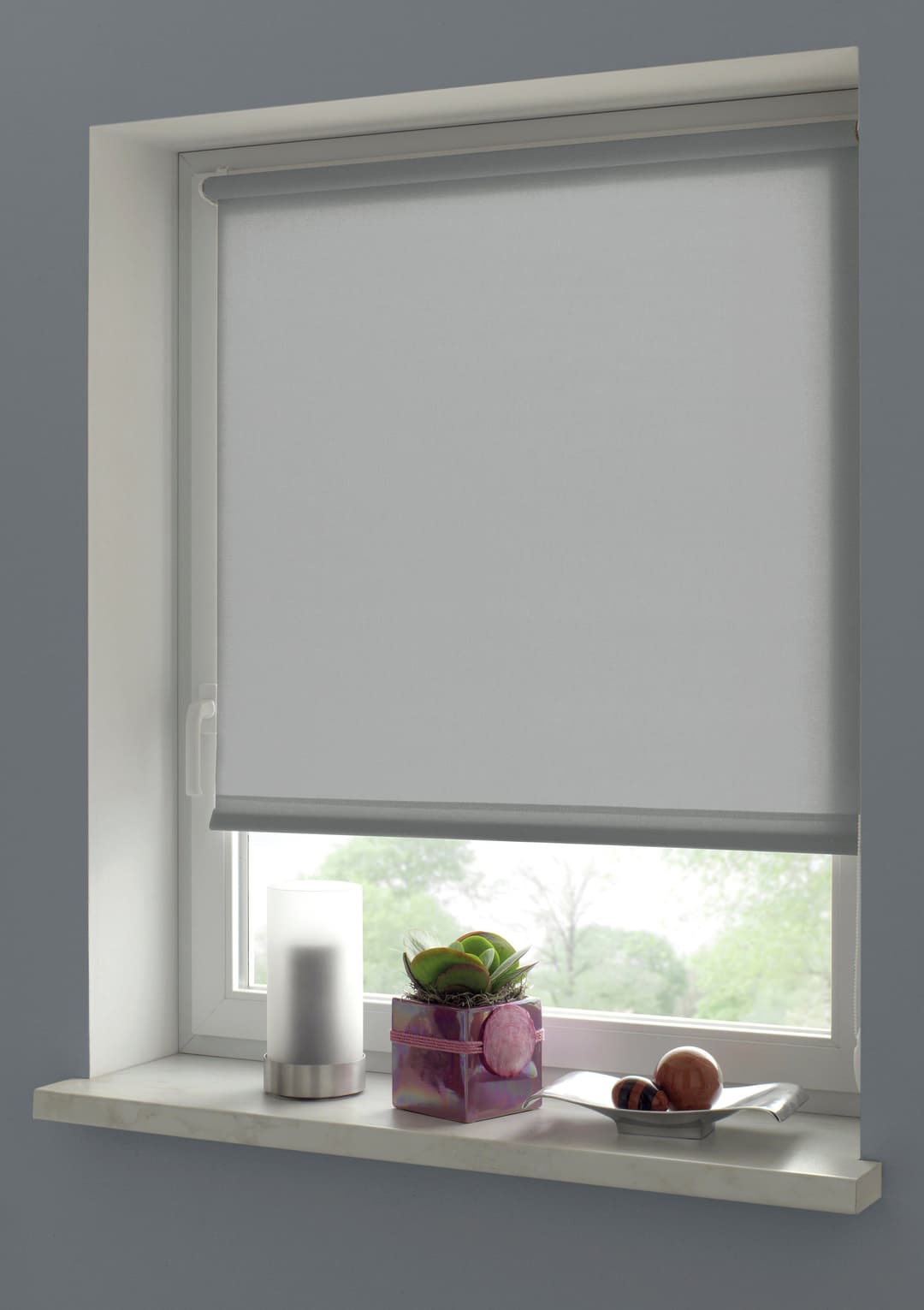 OTTO home Uni Klemmrollo Seitenzugrollo | Grau