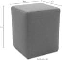 DOMO collection Polsterhocker 700012 | Grün 5