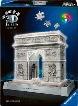 Ravensburger 3D-Puzzle Iconics: Triumphbogen Paris | Mehrfarbig