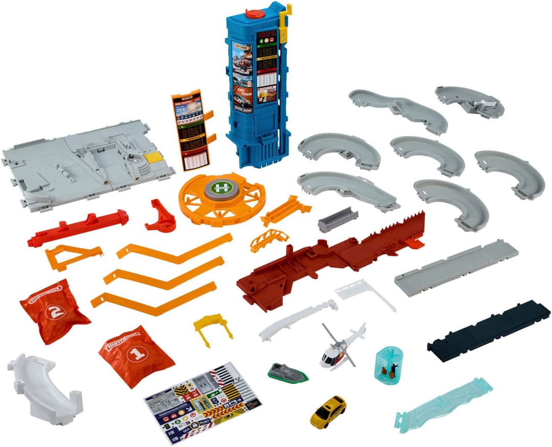MATCHBOX Spiel-Parkhaus Action Drivers Transport-Center | Mehrfarbig