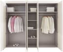 FORTE Kleiderschrank Kashmir | Weiß 4