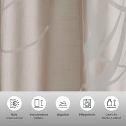 OTTO home Scheibengardine Anna | Beige