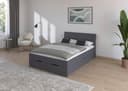rauch Bett Einzelbett Doppelbett Stauraum FLEXX | Grau 2