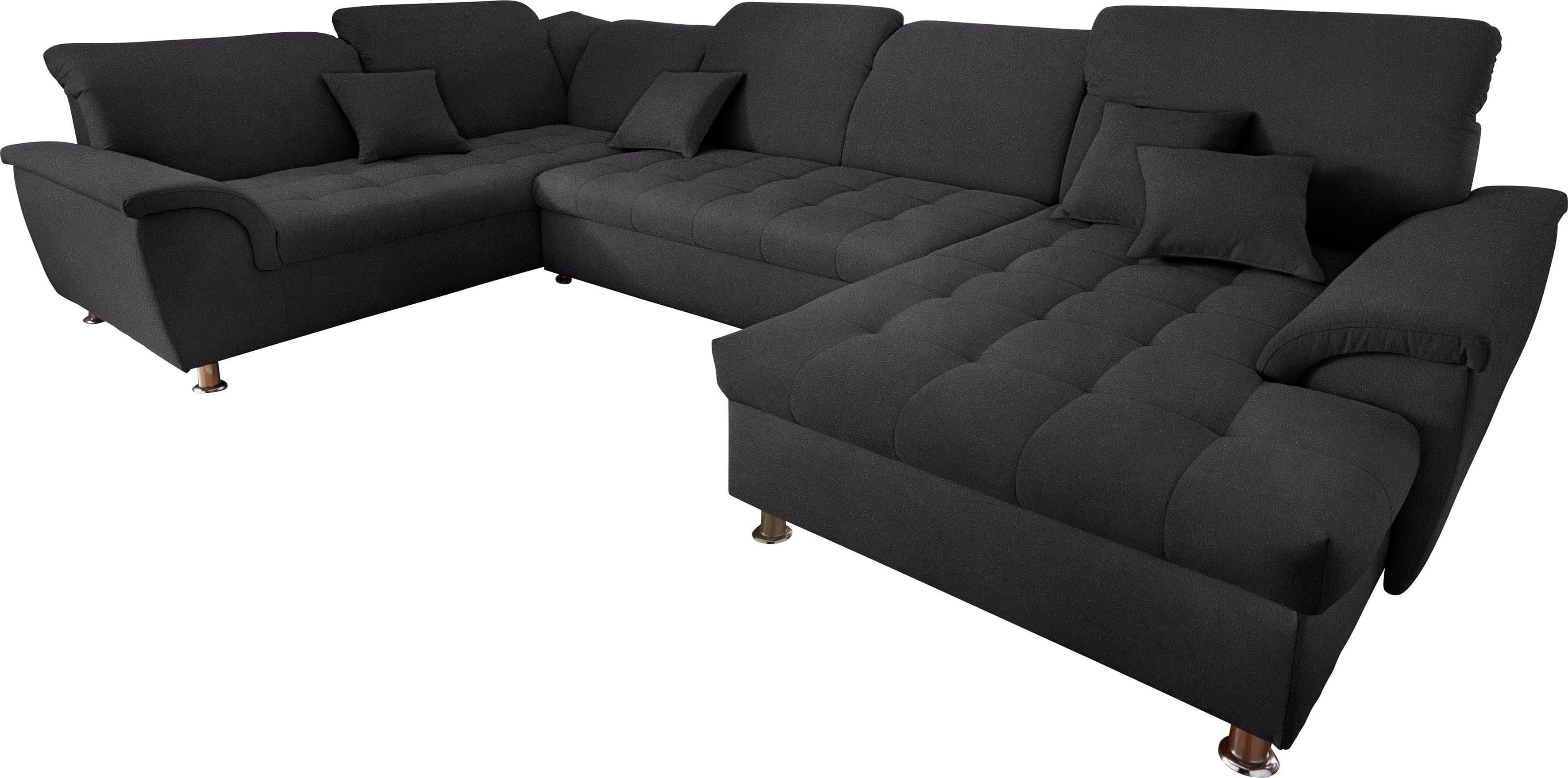 DOMO collection Wohnlandschaft Franzi | Grau