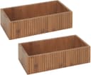 WENKO Aufbewahrungsbox Mera | Braun