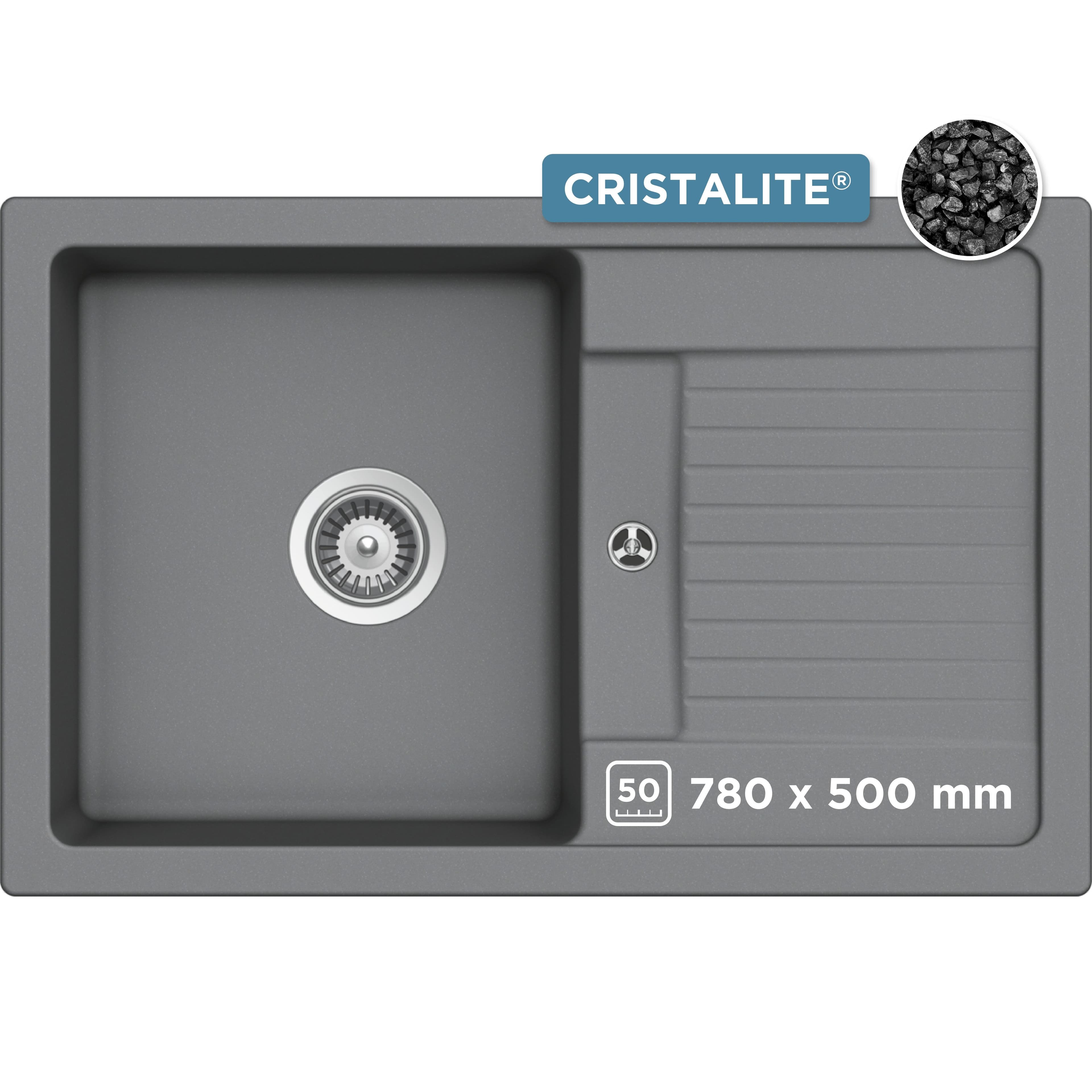 Schock Lima D-100S Granitspüle | Grau