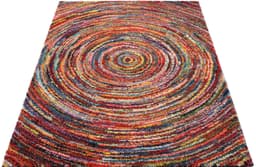 OCI DIE TEPPICHMARKE Hochflor-Teppich Sixteen Round | Mehrfarbig