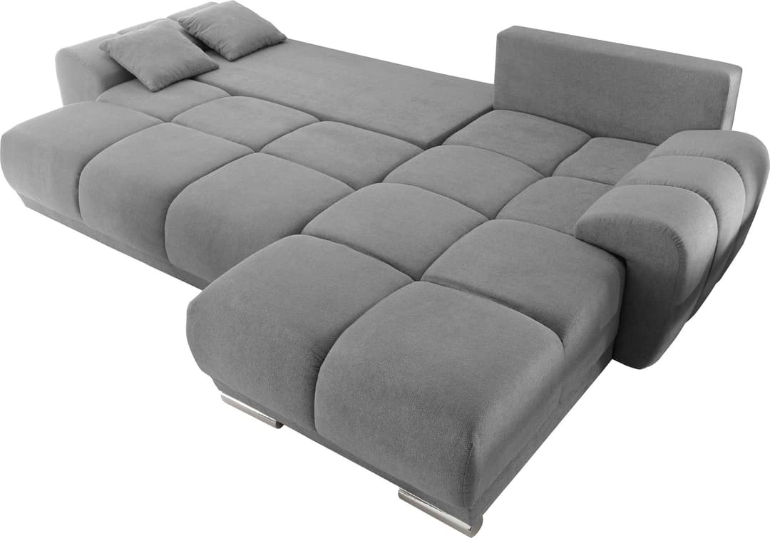 ED EXCITING DESIGN Ecksofa Anton | Grau