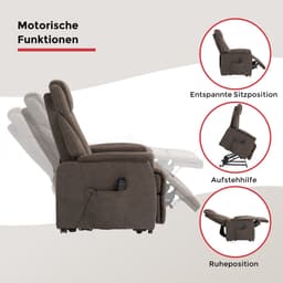 Duo Collection TV-Sessel Toronto XXL | Braun