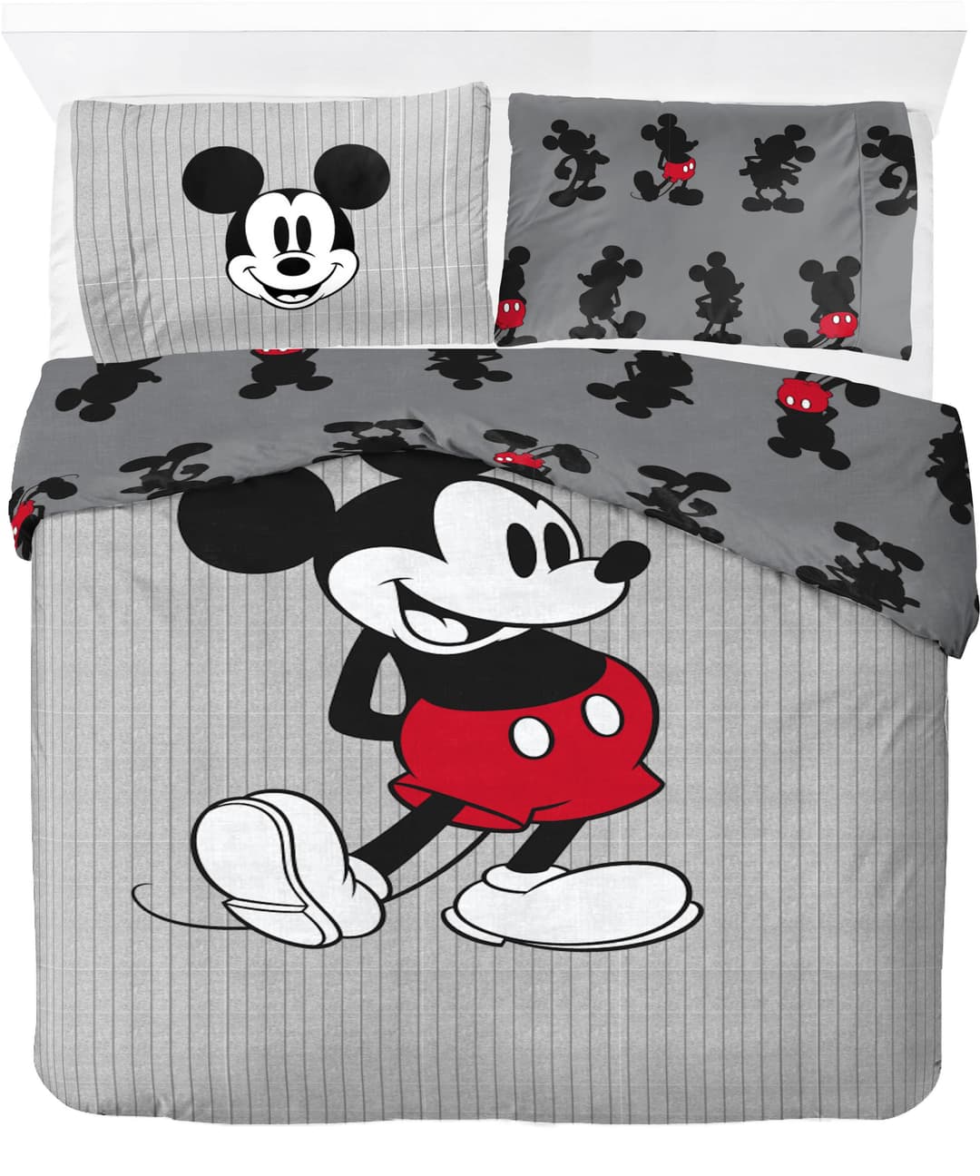 Disney Mickey Mouse Bettwäsche-Set | Grau