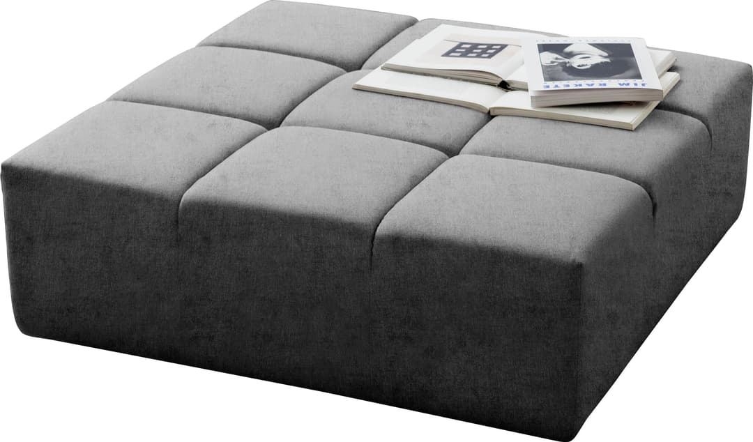 Home affaire Polsterhocker Ancona | Grau