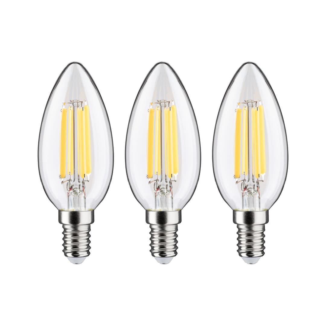 Paulmann LED-Leuchtmittel Eco-Line Filament 230V LED Kerze E14 | Weiß