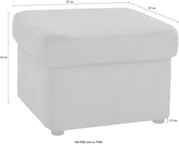 DOMO collection Hocker Papenburg | Rot