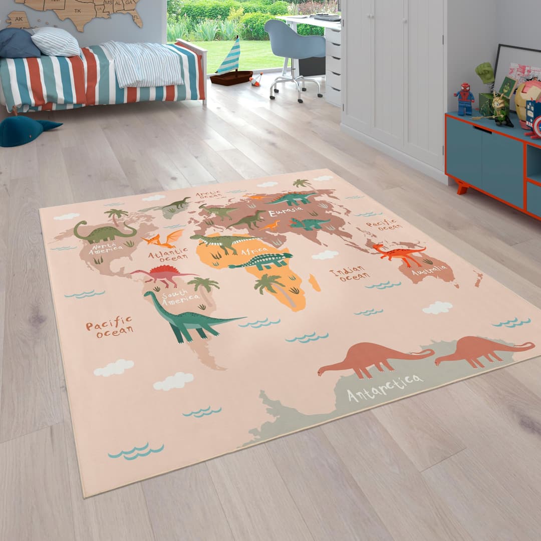Paco Home Kinderteppich Bino 583 | Beige