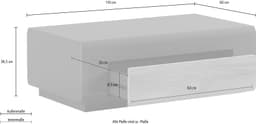 OTTO home Couchtisch Toledo | Grau