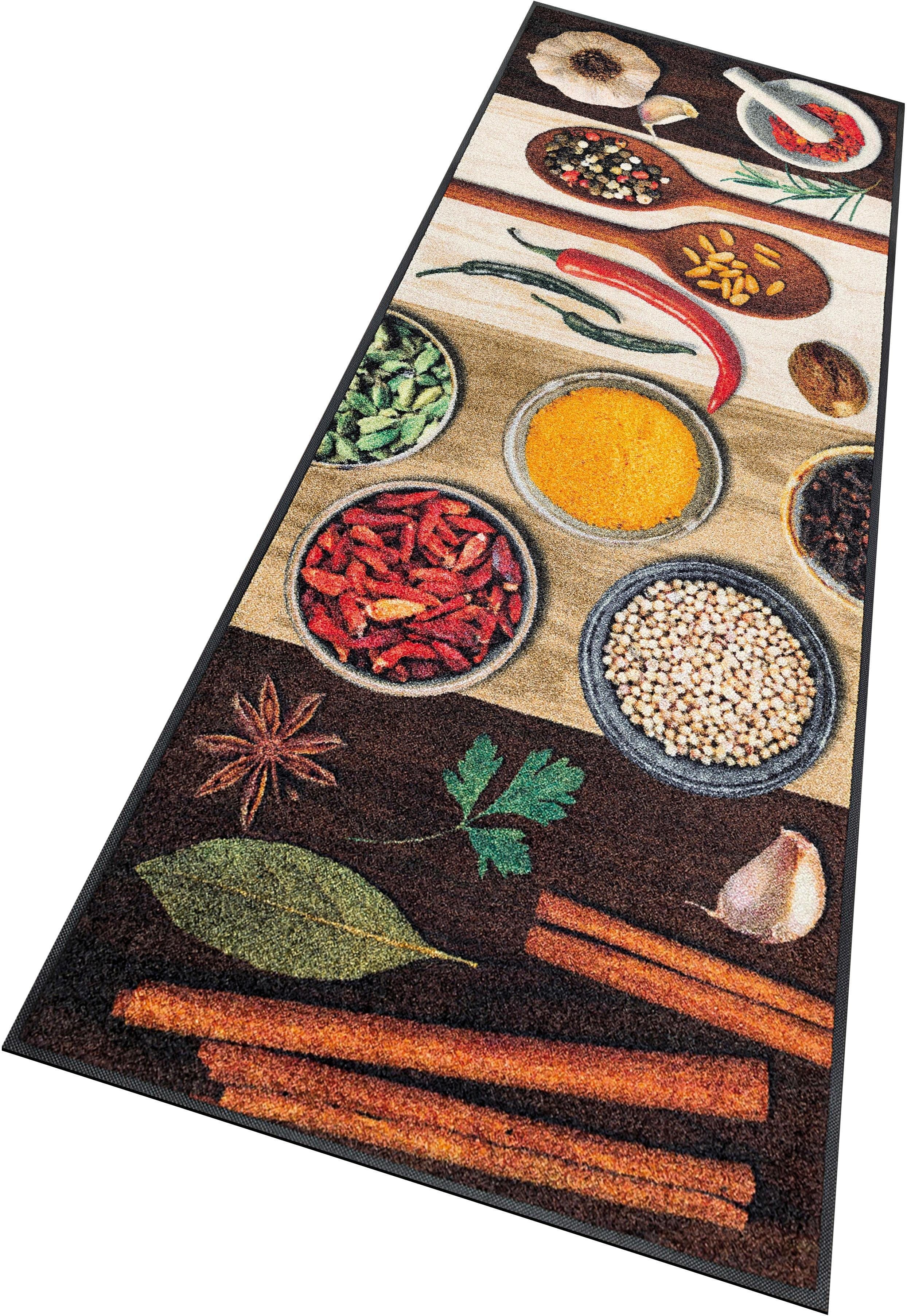 wash+dry by Kleen-Tex Küchenläufer Hot Spices | Mehrfarbig