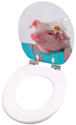 Sanilo WC-Sitz Schwein | Mehrfarbig