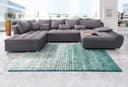 Wohnlandschaft Bandos U-Form | Grau