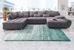 Wohnlandschaft Bandos U-Form | Grau