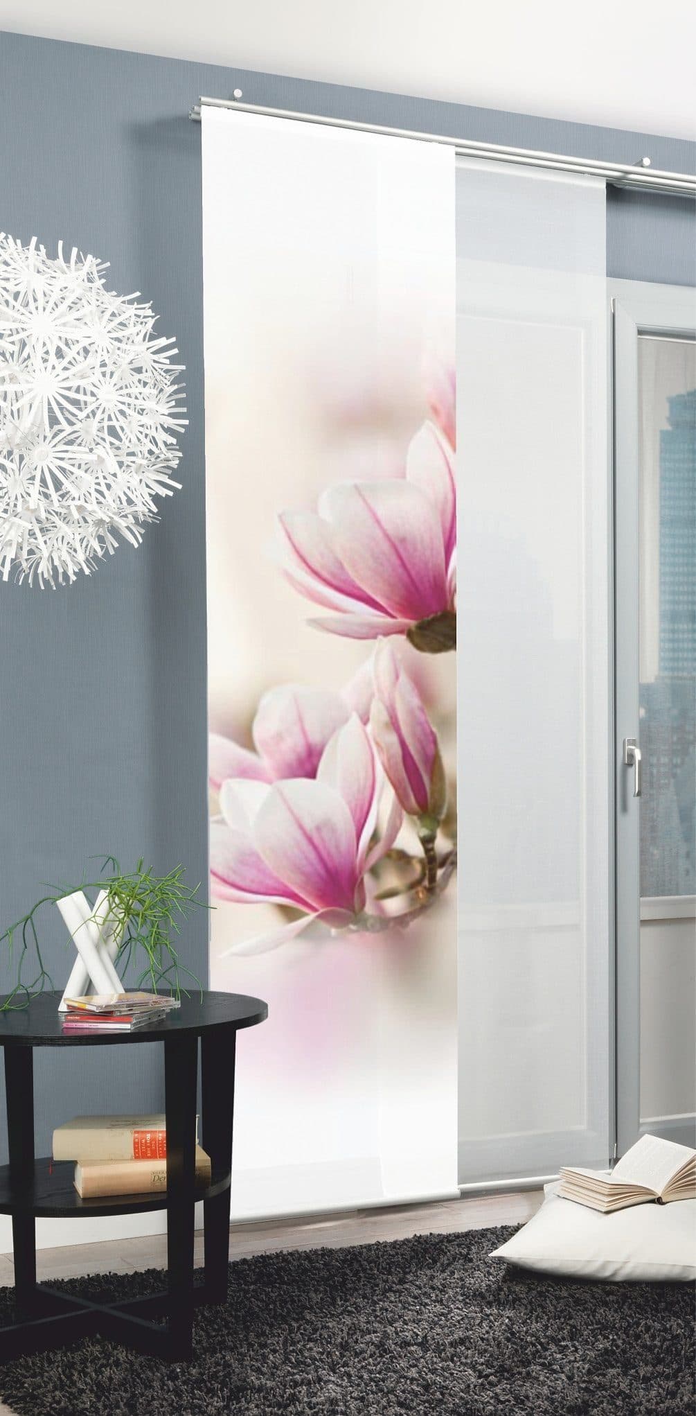 HOME WOHNIDEEN Schiebegardine MAGNONE | Rosa