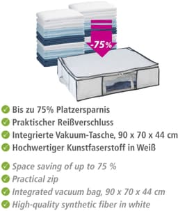 Wenko Unterbettkommode Vakuum Soft Box | Mehrfarbig