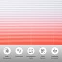 my home Plissee Ombré | Mehrfarbig 2