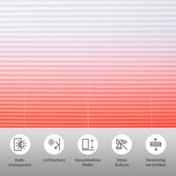 my home Plissee Ombré | Mehrfarbig