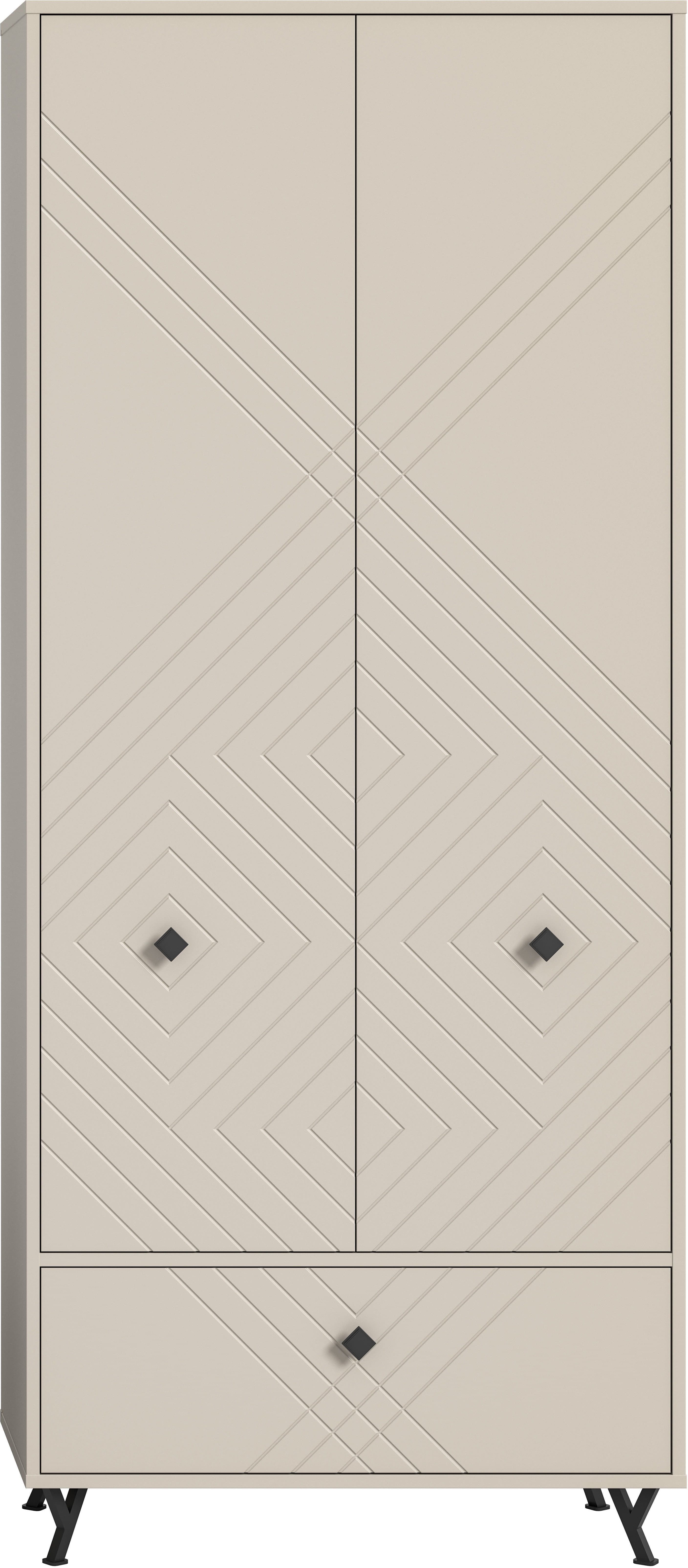 Home affaire Garderobenschrank Mento | Beige