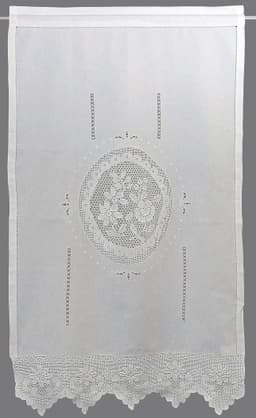 HOSSNER - ART OF HOME DECO Gardine Wildspitze | Weiß
