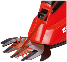 Einhell Akku-Gras- und Strauchscherenset GC-CG 18 Li-Solo | Rot