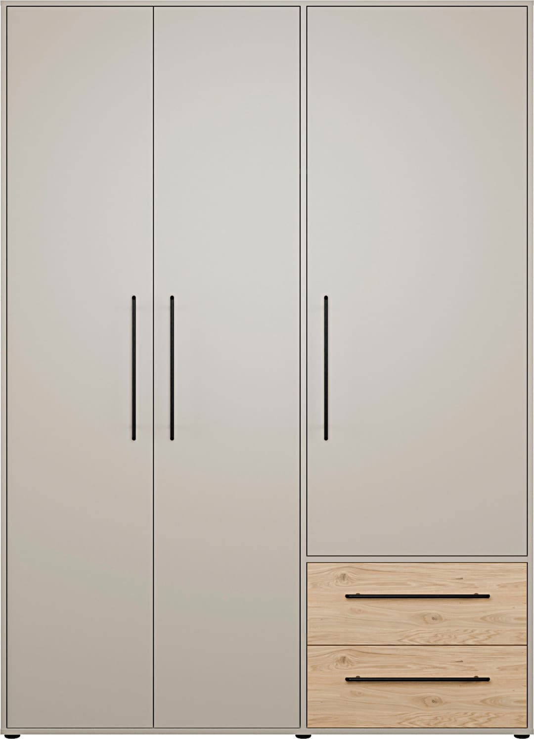 FORTE Kleiderschrank Mokkaris | Holztöne