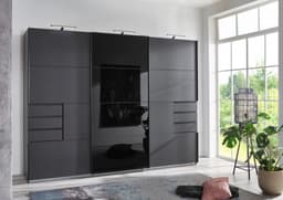 Wimex Schwebetürenschrank Saigon | Schwarz