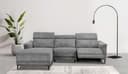 OTTO home Ecksofa LUND Cord | Grau