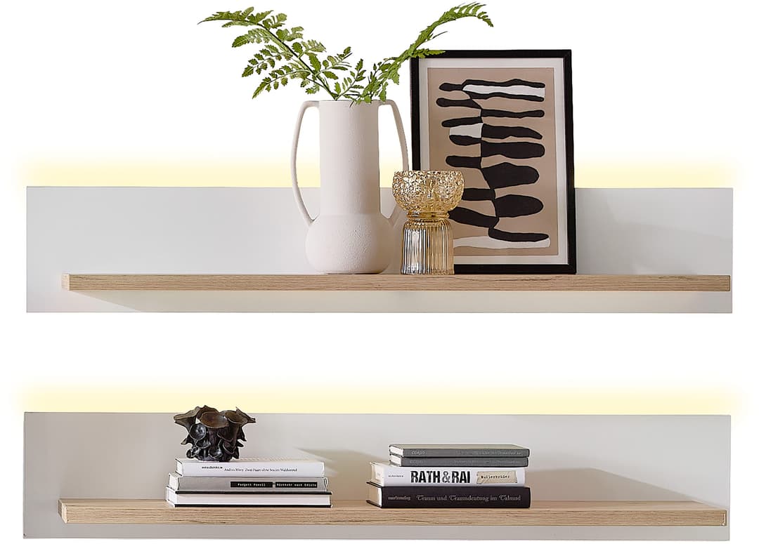 Innostyle Wandboard Memphis 2er Set | Weiß