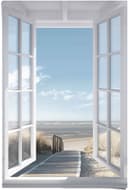 Reinders! Poster Fensterblick Nordsee, Meer | Blau