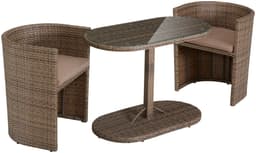 MERXX Balkonset Ancona Wicker | Braun