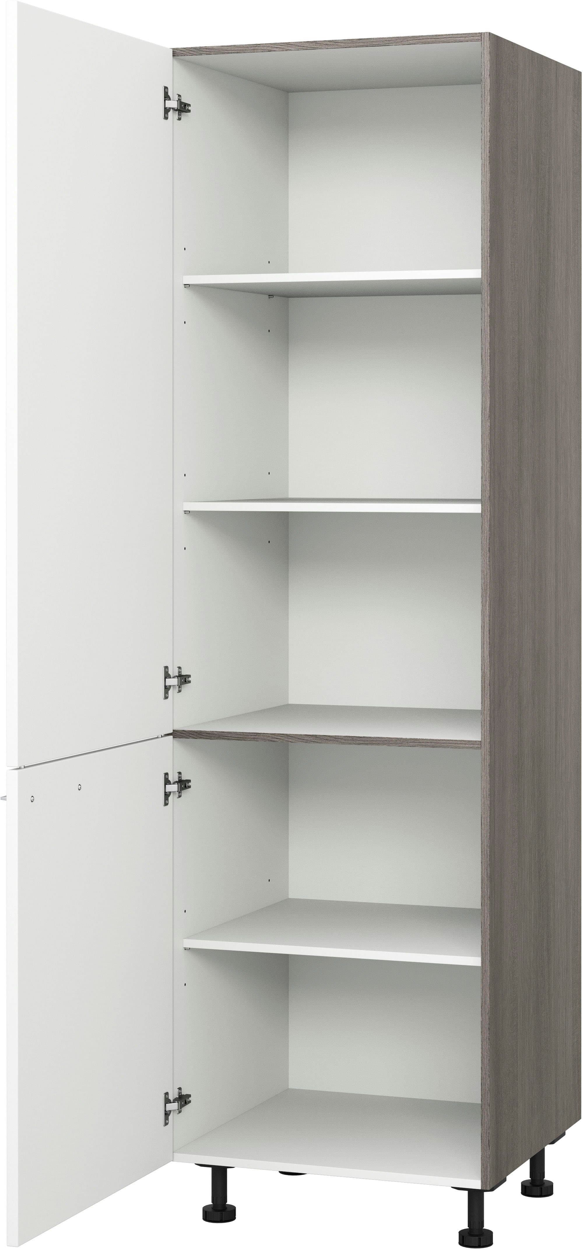 KOCHSTATION Vorratsschrank KS-Trea SV60-195 | Holztöne
