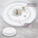 B.K.Licht LED Deckenleuchte | Weiß 5