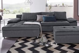 Home affaire Ecksofa Labene L-Form | Grau