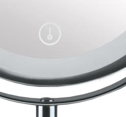 Kleine Wolke LED-Lichtspiegel Level Mirror | Silber
