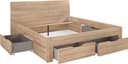 rauch Bett Einzelbett Doppelbett Stauraum FLEXX | Holztöne 4