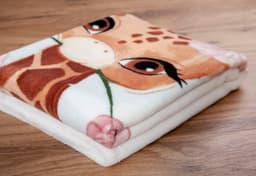 Babydecke Giraffe Baby Best | Weiß