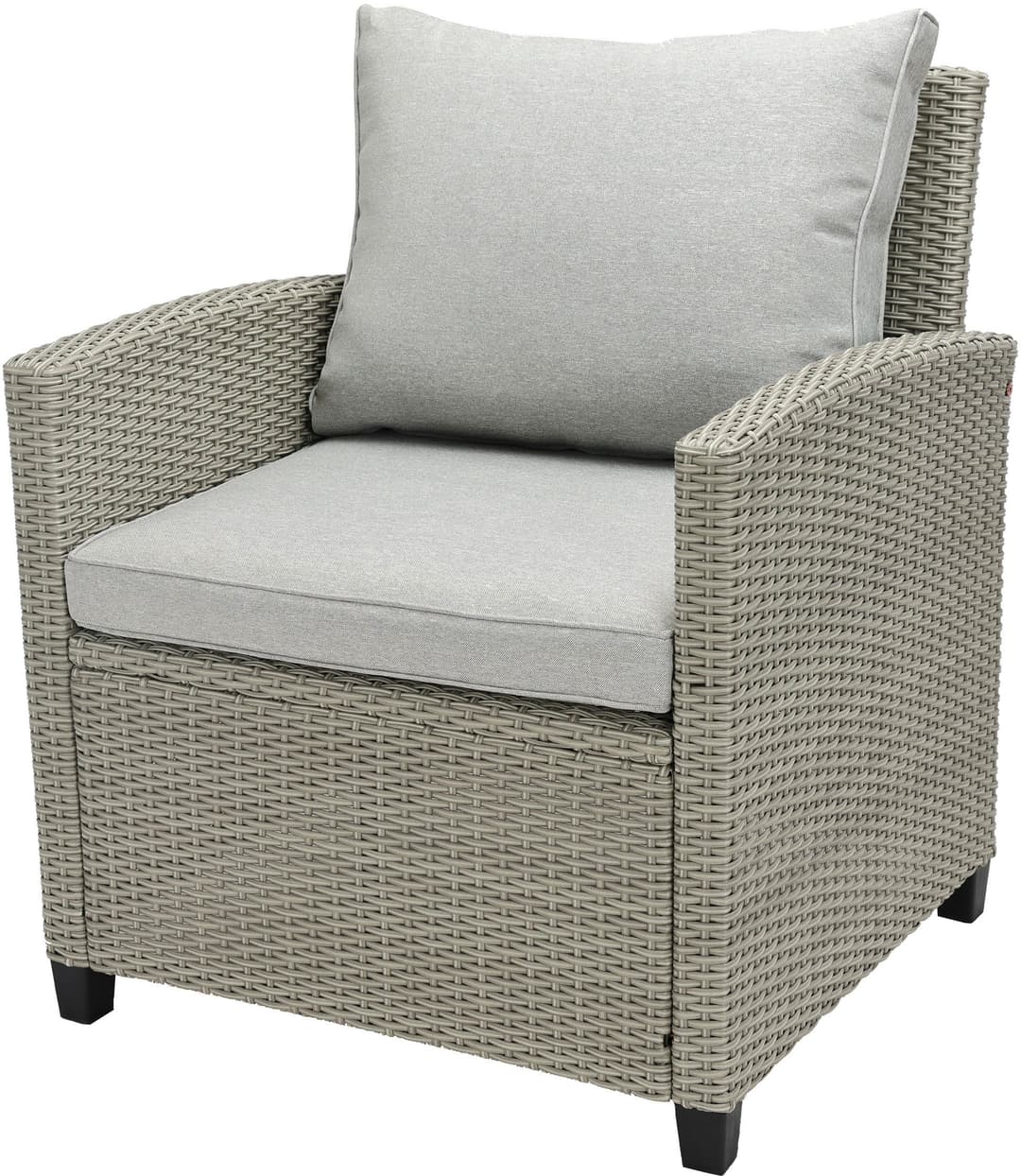 KONIFERA Gartenlounge-Set Amsterdam XL | Grau