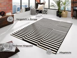 HANSE Home Teppich Panel | Schwarz